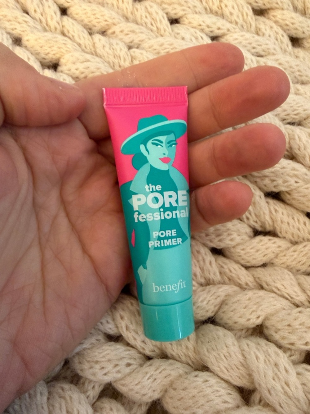 Benefit POREfessional Pore Primer - Pink and Teal Tube mini